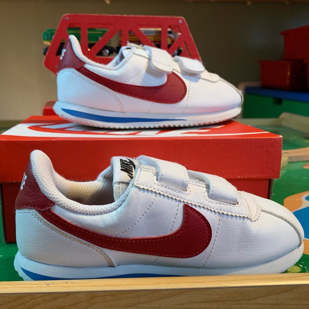 Cortez Basic SL (PSV) White / Varsity Red